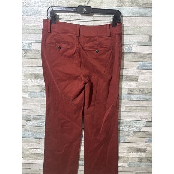 Women’s Soft Surroundings Chino Pants Maroon Wide Leg Size 6 - Picture 11 of 11